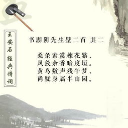 王安石的经典诗词,你还还记得哪些