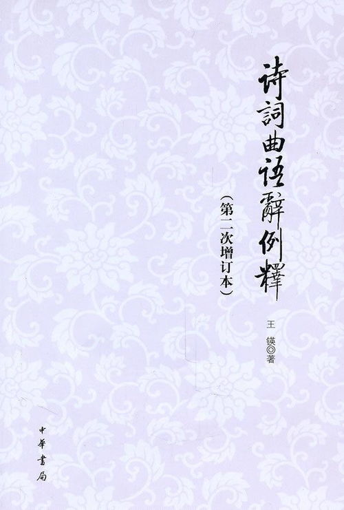 诗词曲语辞例释