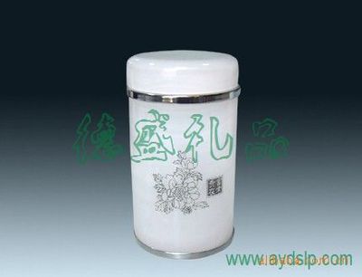 厂家直销 天然白玉产品打火机茶叶罐烟缸商务套装礼品(图)