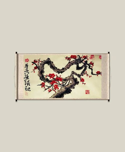 琴友微信传图，梅亦风清题诗 诗书画一体的风雅情怀